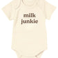 Polished Prints Milk Junkie Organic Cotton Onesie