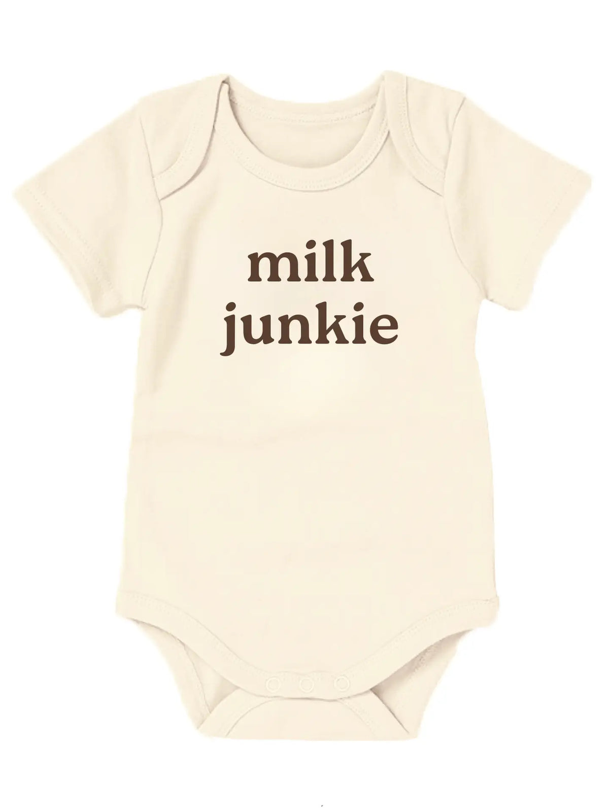 Polished Prints Milk Junkie Organic Cotton Onesie