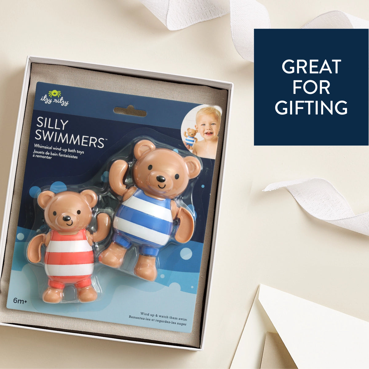 Itsy Ritzy Sippy Itzy Ritzy Silly Bear Swimmers | The Baby Cubby
