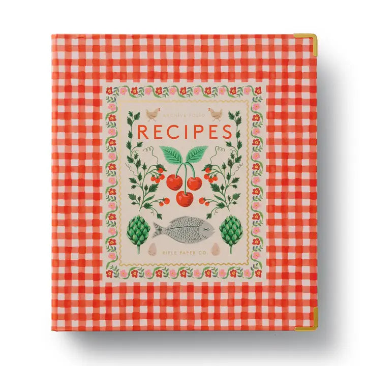 Rifle Paper Co Cherry Farm Recipe Binder