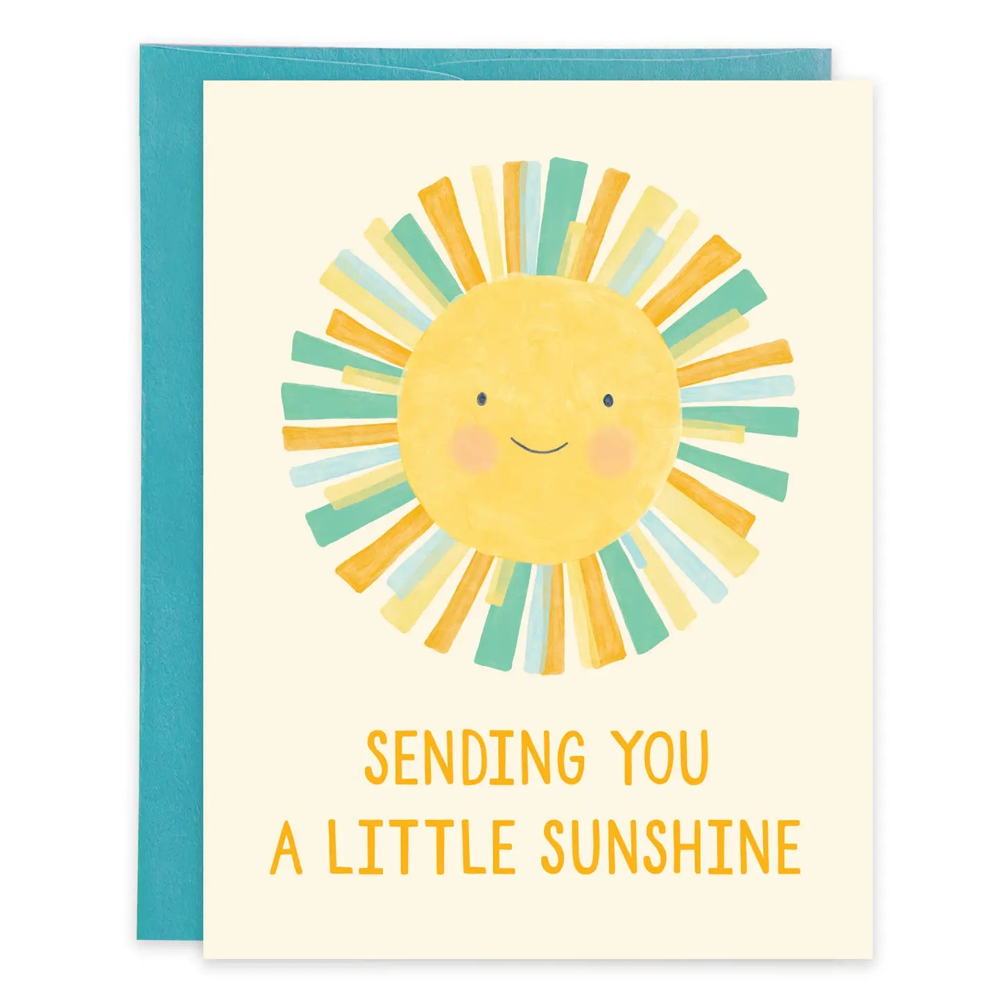 Gina B Designs Get Well Greeting Card - Feel Better Sun