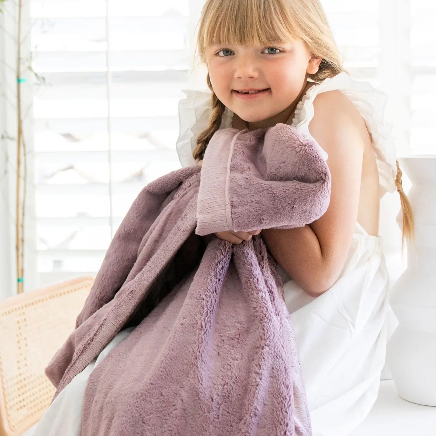Saranoni Toddler Lush Blanket - Bloom
