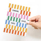 Easyhand Goods Sending Good Vibes Letterpress Greeting Card