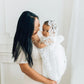 Miriia Maely Baby White Lace Christening Baptism Blessing Dress