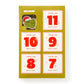 Chronicle Books Brass Monkey What Googly-Eyed Fun Magnet Countdown Calendar