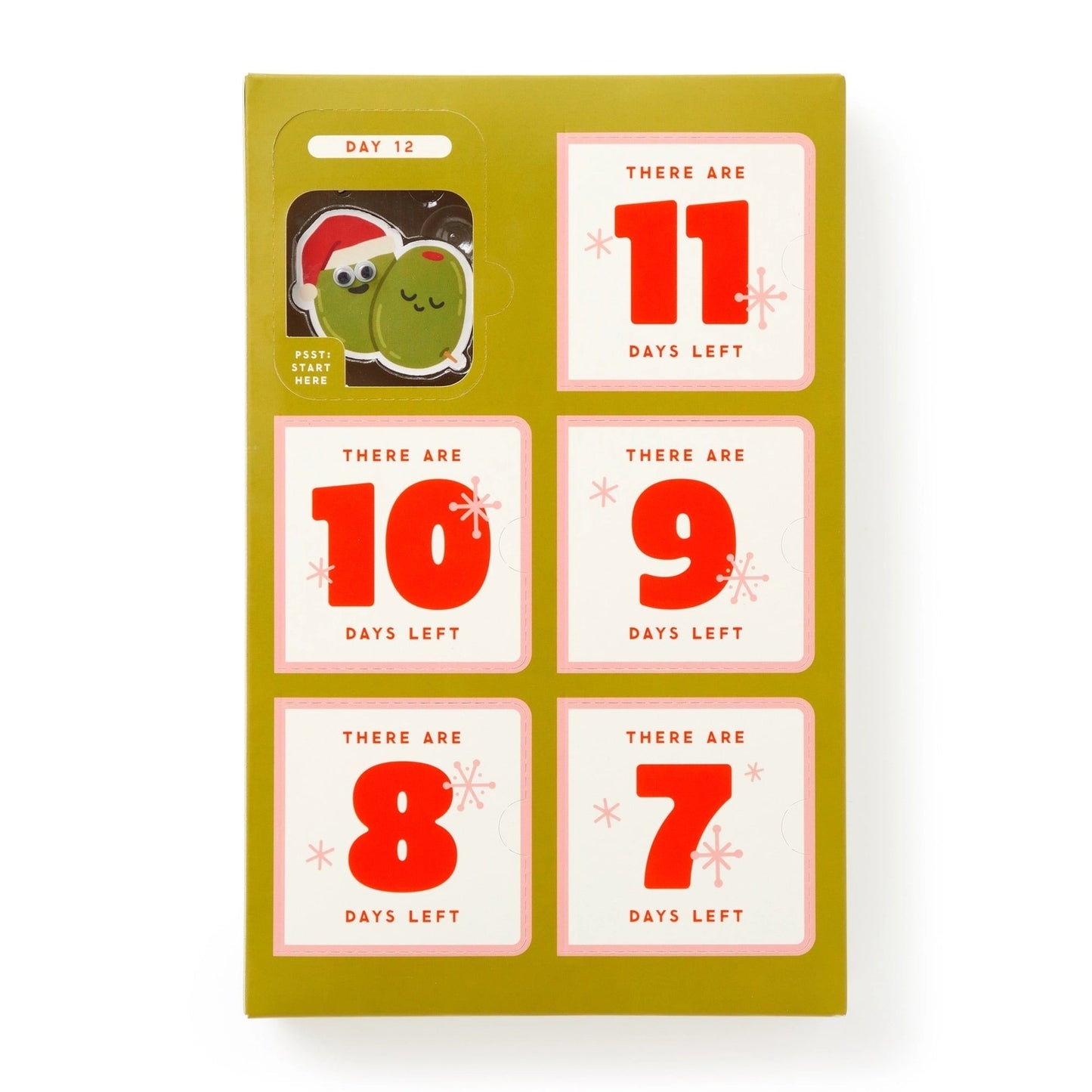 Chronicle Books Brass Monkey What Googly-Eyed Fun Magnet Countdown Calendar