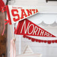 My Minds Eye Santa Felt Pennant Flag