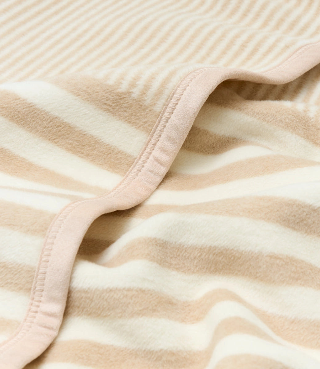 ChappyWrap Sweet Pea Stripe Oak Mini Blanket