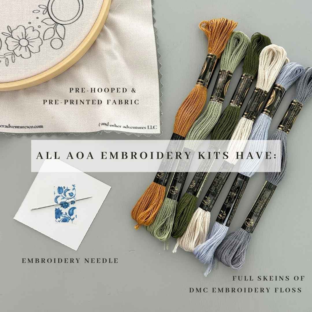 And Other Adventures Embroidery Co Hand Embroidery Kit