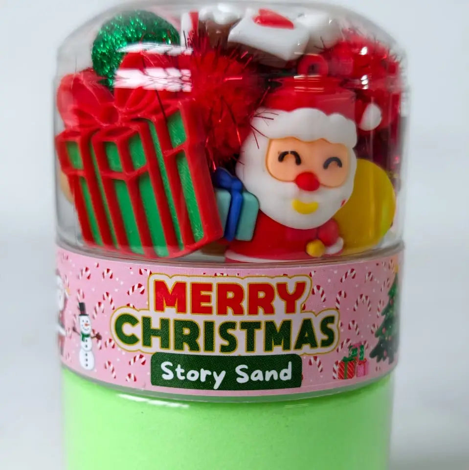 Play Play Dough Christmas Sand Jar
