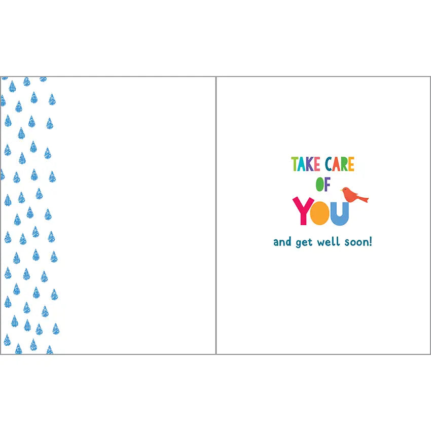 Gina B Designs Get Well Greeting Card - Umbrella