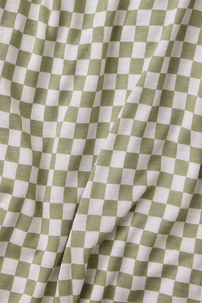 Solly Baby Sage Chequer Wrap