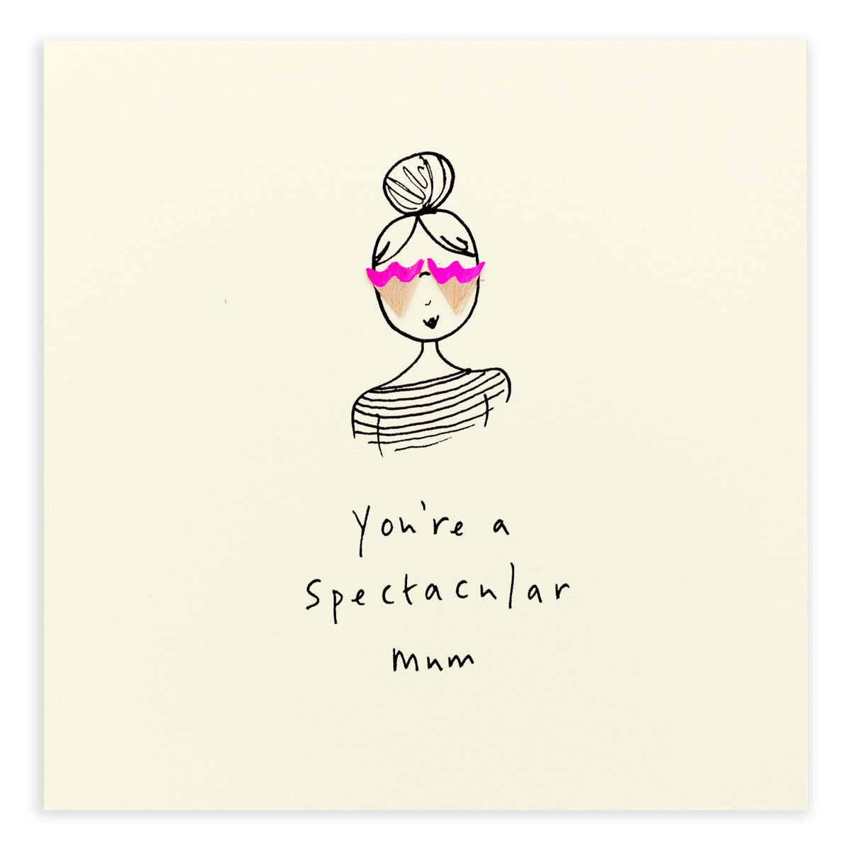 Ruth Jackson Pencil Shavings Card - Mother's Day Spectacles