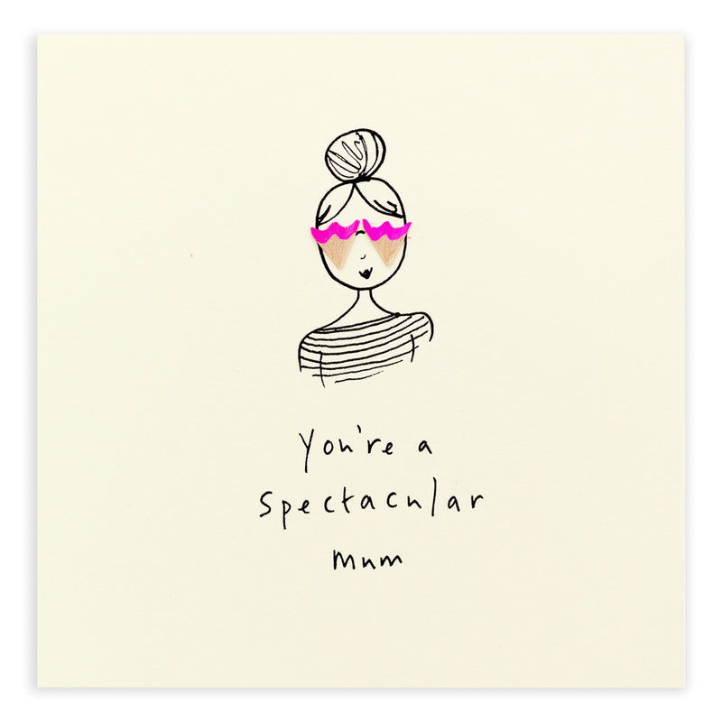 Ruth Jackson Pencil Shavings Card - Mother's Day Spectacles