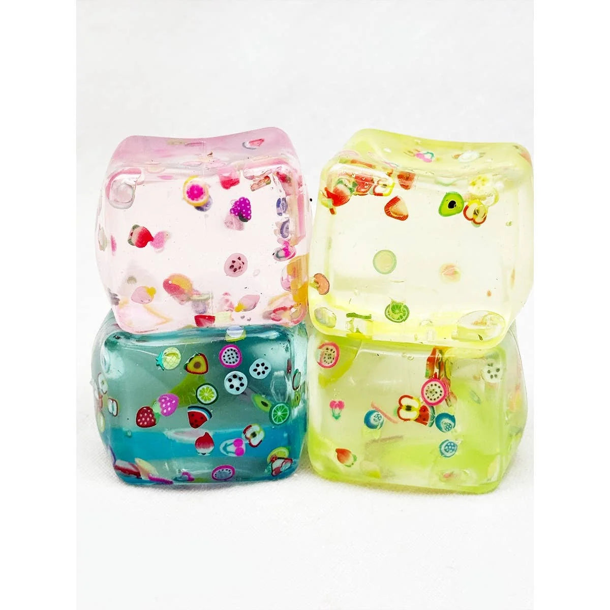 Love and Repeat Satisfying Fruit Ice Cube Squishy Toy - Assortment - 1 Piece