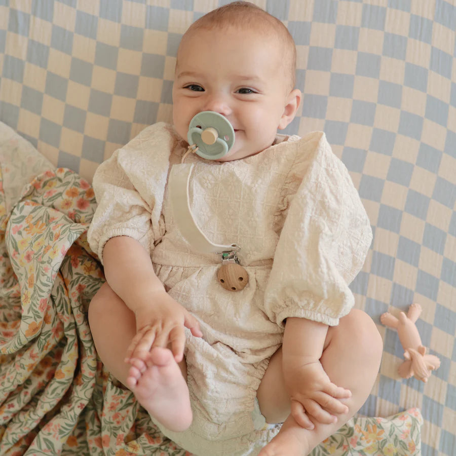 Mushie Muslin Swaddles - Pastel Blooms