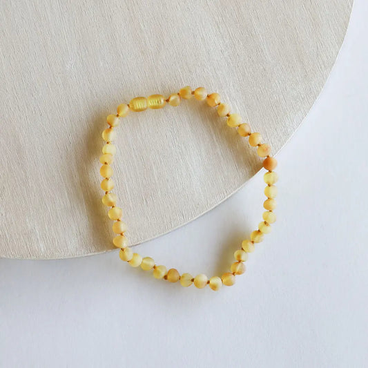 CanyonLeaf Polished Honey Baltic Sea Amber - Beaded Necklace
