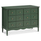 Liberty 6-Drawer Assembled Dresser - Forest Green