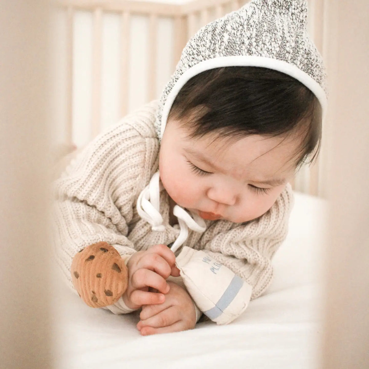 Little Lamb Kind Milk + Cookie Baby Wrist Rattle