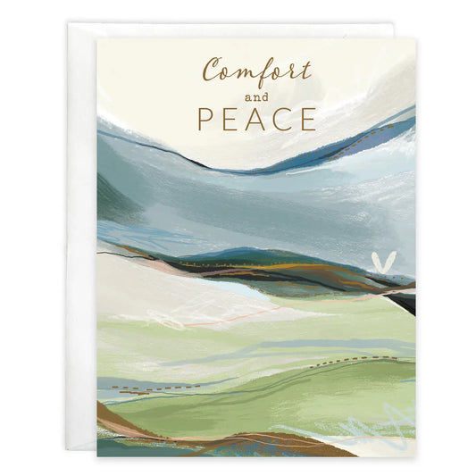 Gina B Designs Sympathy Greeting Card - Peaceful Landscape