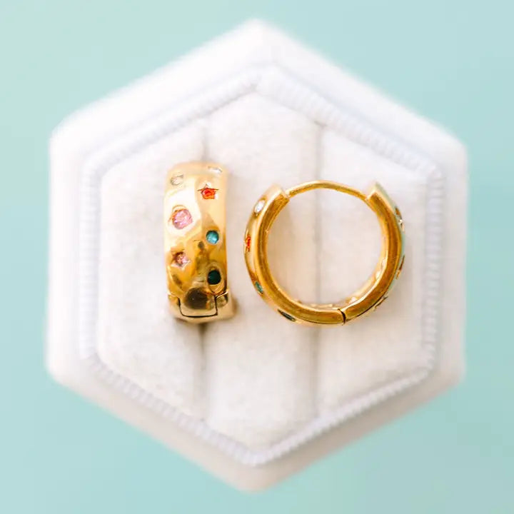 Pierced Co Chunky Treasure Huggies