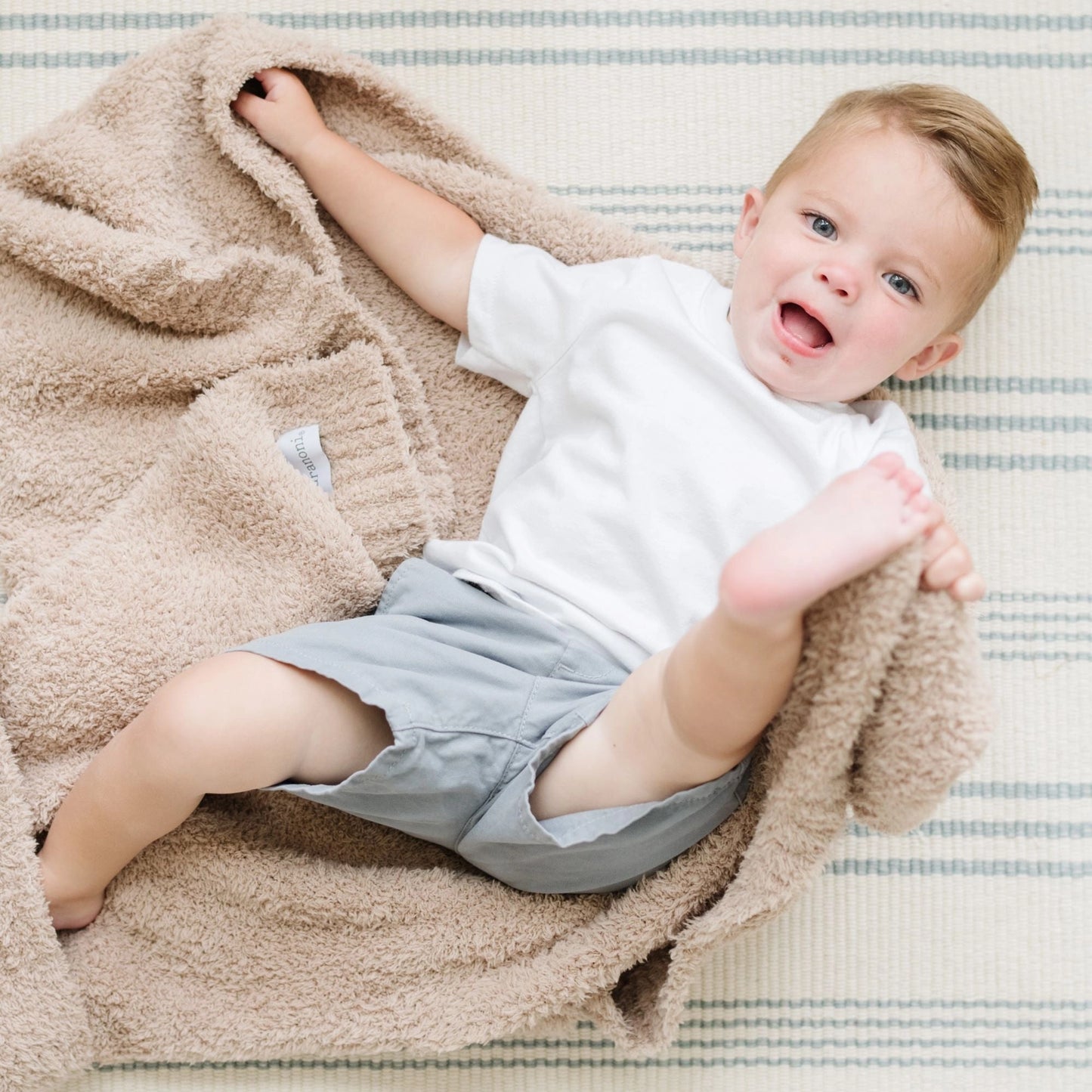 Saranoni Receiving Bamboni Blanket - Birch
