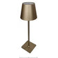 The Southern Peacock Cordless Rechargeable Table Lamp with Touch Dimming