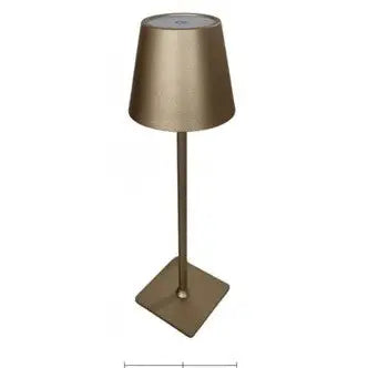 The Southern Peacock Cordless Rechargeable Table Lamp with Touch Dimming