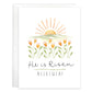 Gina B Designs With Scripture Easter Greeting Card - Tulip Sunrise