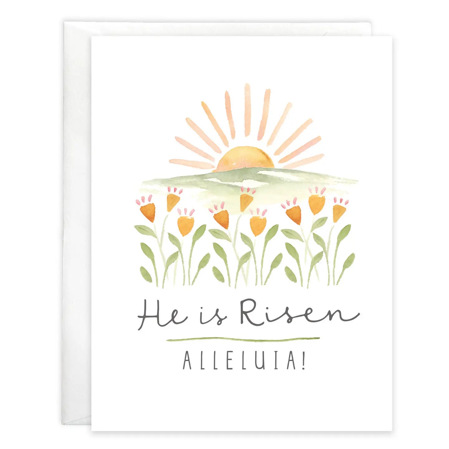 Gina B Designs With Scripture Easter Greeting Card - Tulip Sunrise