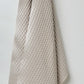 Geometry Taupe Waffle Bath Towel