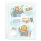 Gina B Designs Baby Greeting Card - Baby Boy Airplanes