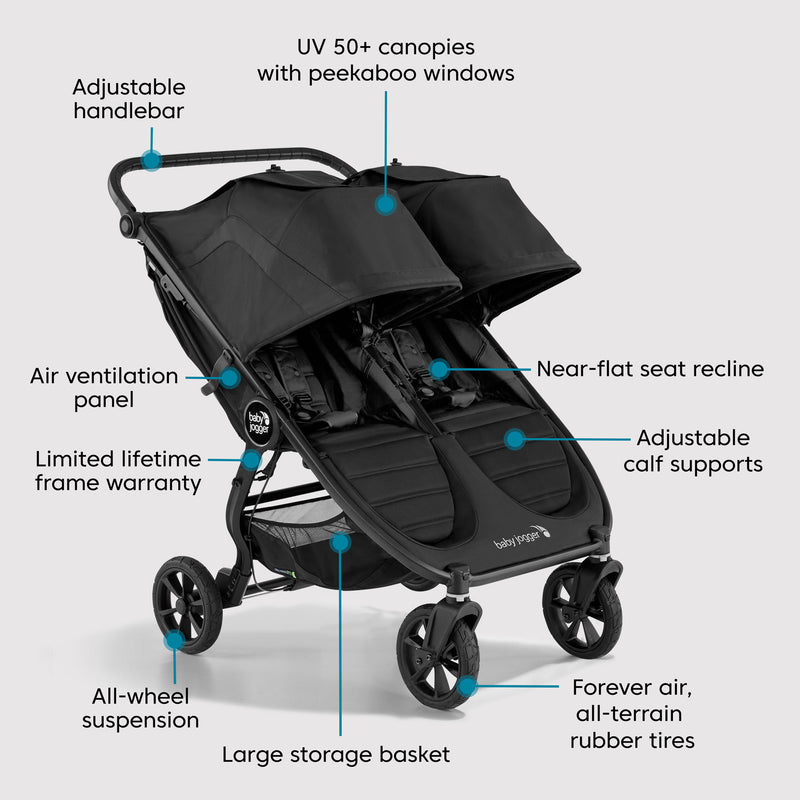 baby jogger city mini gt vs gt2 Baby Jogger City Mini GT2 Double Stroller