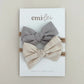 Emi Lei Nylon Stretchy Bow Headband Set