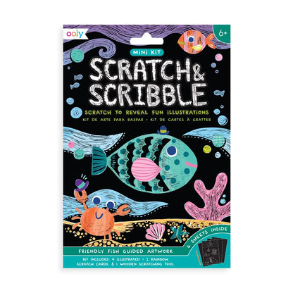 OOLY Mini Scratch and Scribble Art Kit