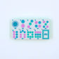 My Fair Mahjong Crystal Confetti Mahjong with a Sprinkle of Color - Lemon-Lime