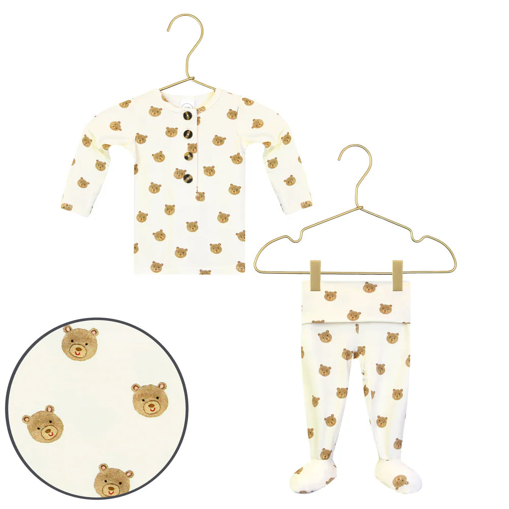 Lou Lou and Company Top + Bottoms - Teddy