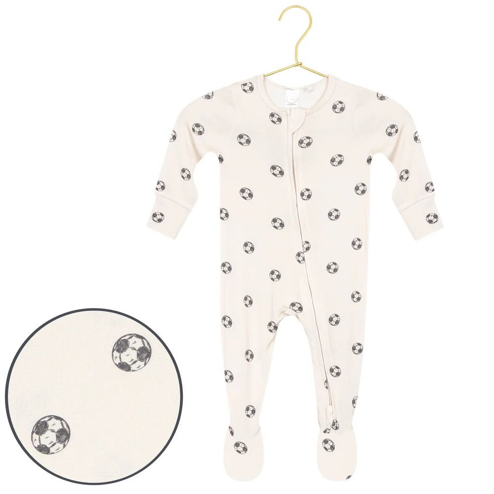 Lou Lou and Company Zipper Footie - Beckham