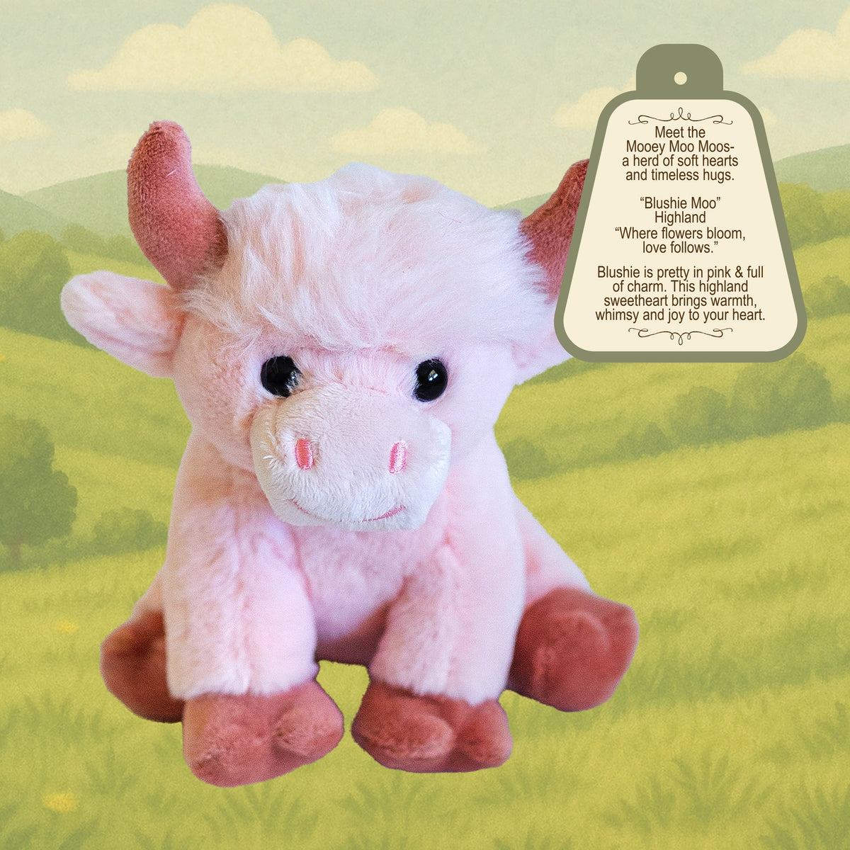 Beverly Hills Teddy Bear Company Mooey Moo Moos Plushee Collection – Assortment