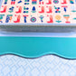My Fair Mahjong Mahjong Mat - Green Center / Pink Scallop