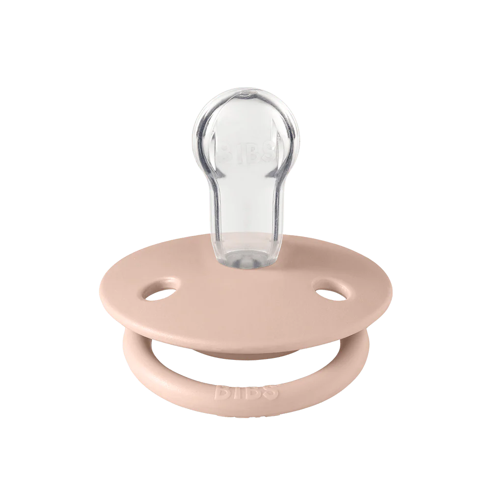 BIBS De Lux 2-Pack Pacifier Set - Ivory / Blush