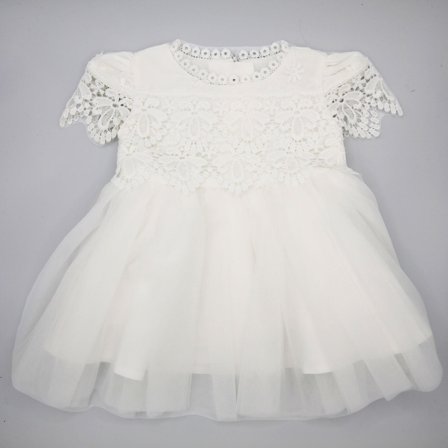 The Baby Cubby Guipure Lace Blessing Gown
