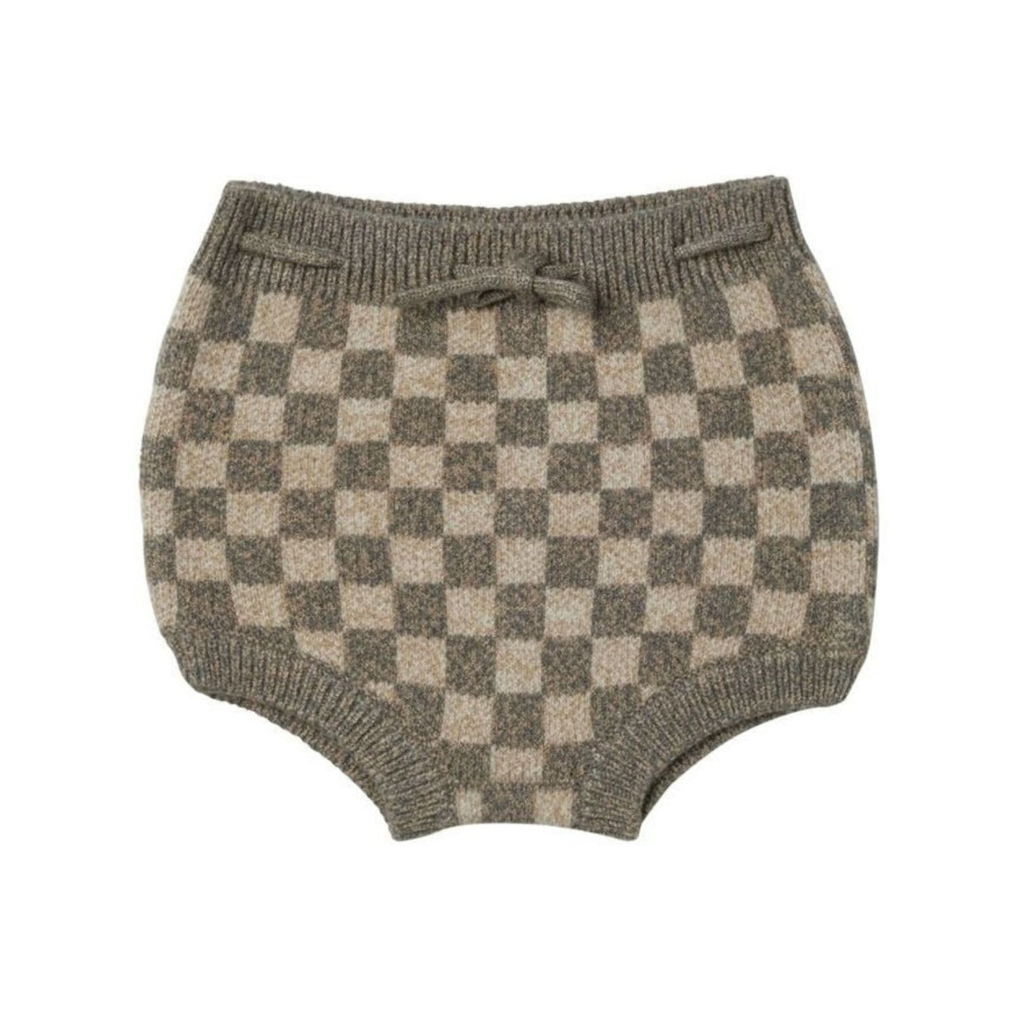 Knit Bloomer - Heathered Check - Blue / Sand Checker - RC