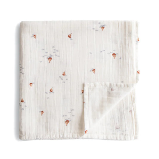 Mushie Muslin Swaddles