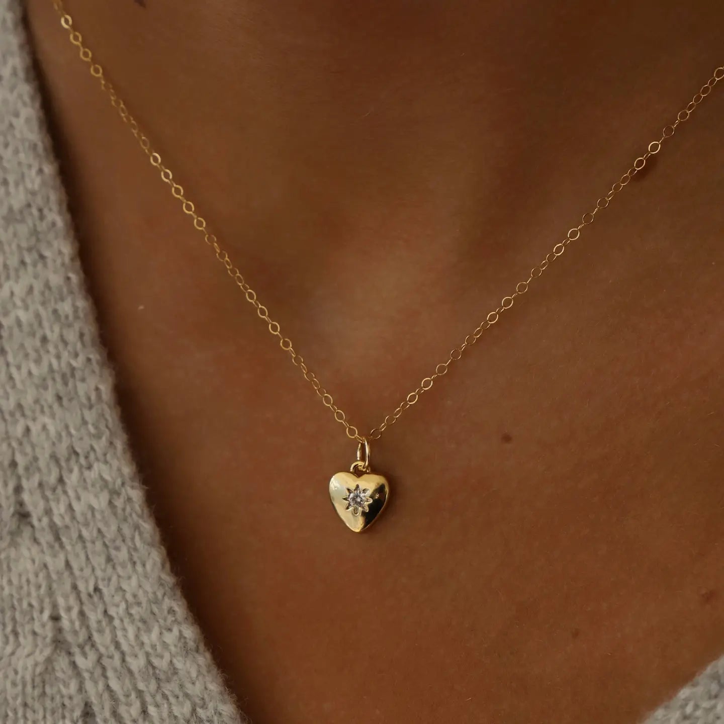 Katie Waltman Jewelry Astra Heart Necklace