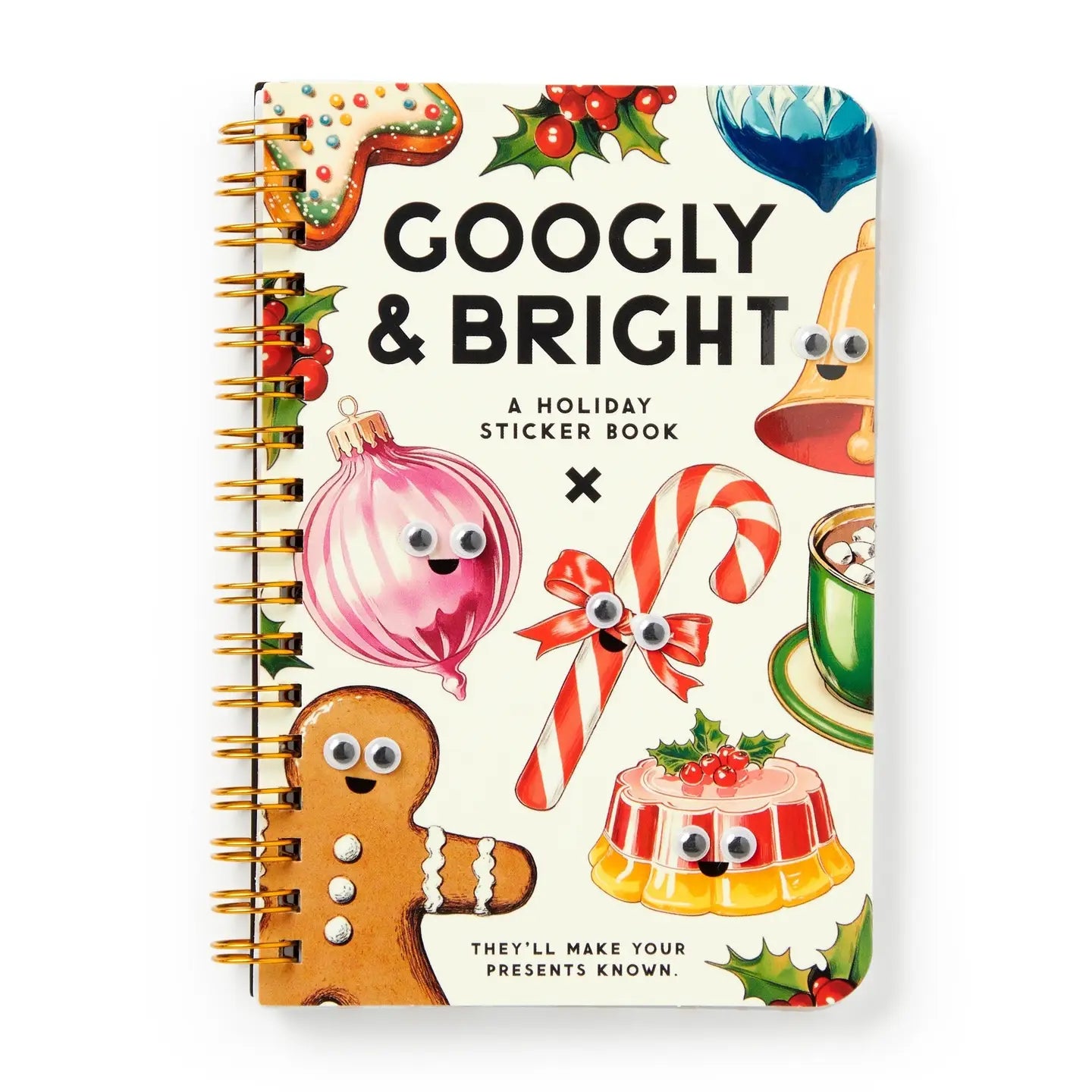 Chronicle Books Googly and Bright Holiday Sticker Book