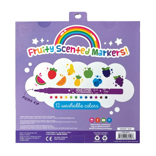 OOLY Yummy Yummy Fruit Scented Markers