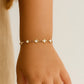 LittleLundsCo 14k Gold Filled Golden Clover Chain Bracelet