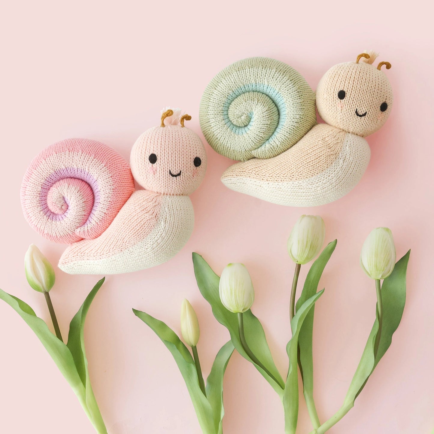Cuddle and Kind Peony Baby Snail