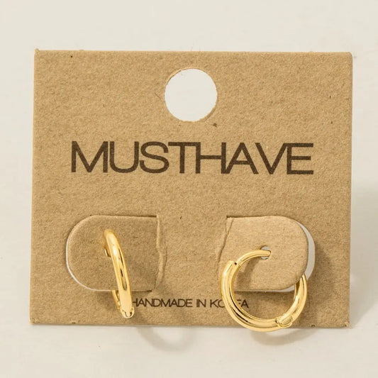 Fame Mini Huggie Earrings